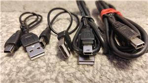 Diferite cabluri USB, mini+micro+iPhone, cablu adaptor bricheta auto - imagine 7