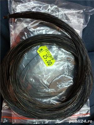 Par negru de cal pentru arcus vioara 4/4 - imagine 4