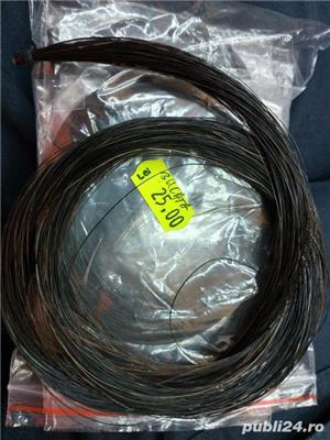 Par negru de cal pentru arcus vioara 4/4 - imagine 3