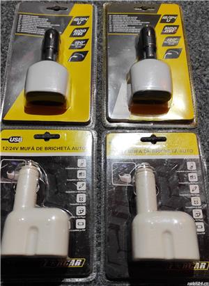 11 buc. incarcatoare auto USB, triplu bricheta, doar 220 RON - imagine 8