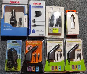 8 buc incarc auto iPhone Sony Samsung Nokia mini si microUSB, 120RON !