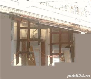 Copertina semirotunda usa intrare, cadru din lemn, 2.3x1.5m sau schimb - imagine 4