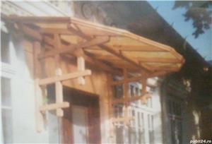 Copertina semirotunda usa intrare, cadru din lemn, 2.3x1.5m sau schimb - imagine 7