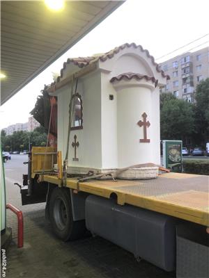 Transport cu incarcare descarcare camion cu macara  - imagine 3