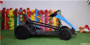 Masinuta-Kart Electric pentru copii BJX1968 500W 24V Blue - imagine 4