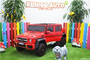 Masinuta electrica pentru copii Mercedes G63 6x6 Premium 180W RED