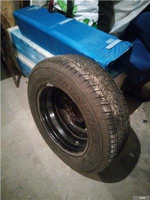 Vănd Janta tabla cu cauciuc nou  Janta tabla nefolositanisan x trail 5 x 114,3 pe 16 Cu cauciuc nefo - imagine 7