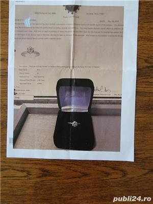 Vind inel logodna din Platina cu Diamant de 1.02 carate.