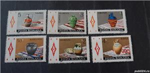 Timbre Romania-Arheologie,8 poze,nestampilate,MNH - imagine 8
