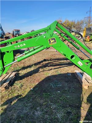 Incarcator John Deere 740 A, complet cu cupa multifunctionala, 4,2 metri, cel mai mare pe John Deere - imagine 7