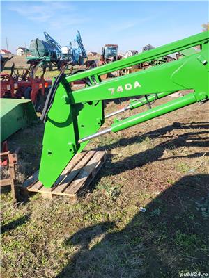 Incarcator John Deere 740 A, complet cu cupa multifunctionala, 4,2 metri, cel mai mare pe John Deere - imagine 9