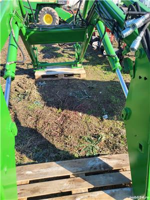 Incarcator John Deere 740 A, complet cu cupa multifunctionala, 4,2 metri, cel mai mare pe John Deere - imagine 5