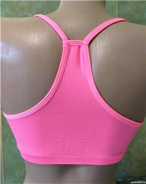 Bustiera super sexy roz neon fete femei mar. S M slim (noua-eticheta) - imagine 4