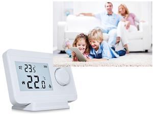 Termostat wireless programabil = economie ; simplu & usor, fara gauri prin pereti! eficienta +35% - imagine 3