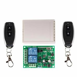 RELEU CU TELECOMANDA 220V modul 2 relee WIRELESS controlat comandat radio 433mhz - imagine 5