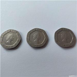 Monede englezesti de 20 pence