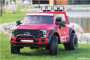 Masinuta electrica pentru 2 copii Ford F450 Super Duty 4x45W 12V RED - imagine 1