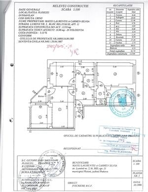 Apartament spatios 4 cam+boxa   ULTRACENTRAL(str,Luminii colt cu Bdv. Republicii) 114mp(renovat) - imagine 8