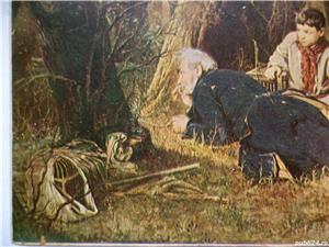 "Vânătorul de păsări", Vasili Perov (1834-1882), carte poștală de colecție (1931) - imagine 5