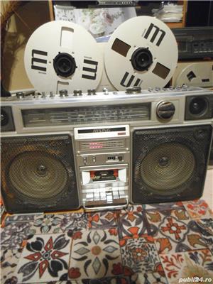 RADIO CASETOFON RISING SRC-2005 OPS 20cm Woofers Stereo Cass Recorder - imagine 6