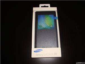 Husa telefon originala Samsung Galaxy A5 2015 A500F s-view - imagine 2