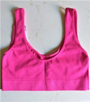 Bustiera super sexy roz neon fete femei mar. S M slim (noua-eticheta) - imagine 6