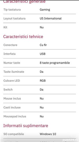 Tastatura Asus Tuf Gaming - imagine 2