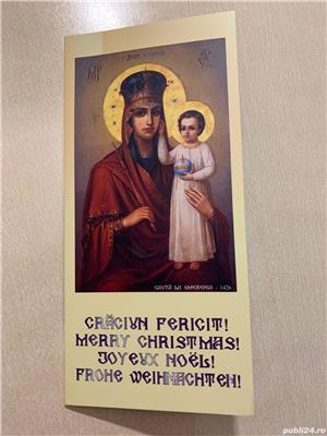 Felicitare medalie Crăciun religios 2010, aliaj de cupru, Monetăria Statului - imagine 4