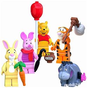 Set 5 Minifigurine tip Lego cu Winnie the Pooh si prietenii sai