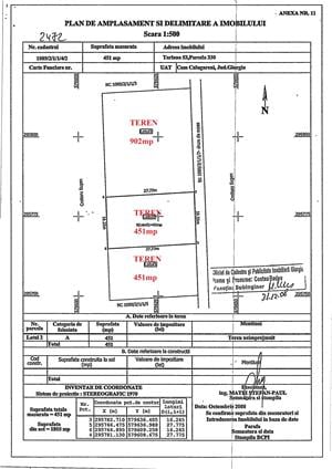 Teren  intravilan  com. Calugareni  500mp   6.000 euro - imagine 5