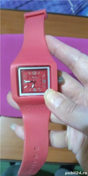 Ceas OYYO Waterproof de dama cu husa de silicon rezistent la apa - imagine 5