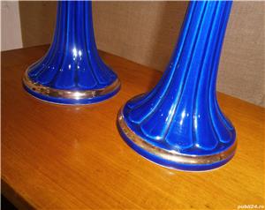 Sfesnice vechi din sticla (Suport lumanare/Obiect decorativ) - imagine 4