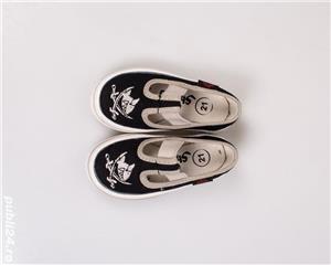 Espadrile copii Capt n Sharky nr.21 ,noi ,negri - imagine 2
