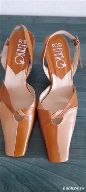 Pantofi din piele naturala marimea 37 - imagine 3