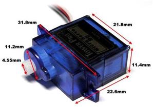 Servo 9G servomotor SG90 MG90 Arduino roti plastic - imagine 2