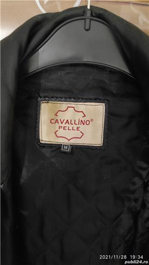 Haină de piele naturala, de damă - imagine 6