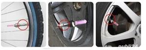 Set 4x LEDuri pentru valve roti masina motocicleta bicicleta bec led auto bike cu senzor +CADOU! - imagine 2