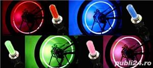 Set 4x LEDuri pentru valve roti masina motocicleta bicicleta bec led auto bike cu senzor +CADOU! - imagine 5