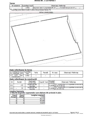 Teren intravilan DN1,vis a vis de Willbrook Platinum Center. deschidere 42 ml, suprafata de 2000 mp. - imagine 2