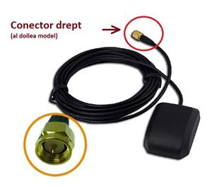 Antena GPS - activa, 28dB, 1575.42MHz, SMA, cablu 3m, NEO, auto, sma, navigatie, masina