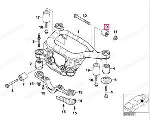 Bucsa punte spate bmw e46. produs original. - imagine 3