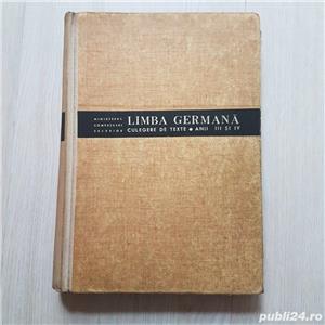 Carte limba germana culegere de texte anii III si IV bucuresti 1965