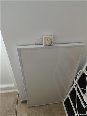 Vând panouri radiante ceramice în infraroșu, Sunjoy, 100 60 cm, albe, 750 W - imagine 3