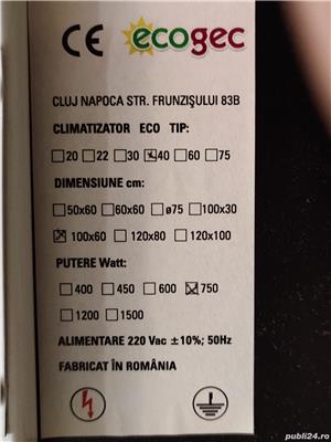 Vând panouri radiante ceramice în infraroșu, Sunjoy, 100 60 cm, albe, 750 W - imagine 7
