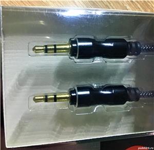 cablu jack 3.5mm lemontti Audio Negru 1m - imagine 2