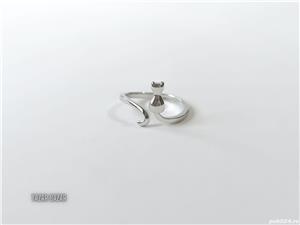 Inel de argint pisică	