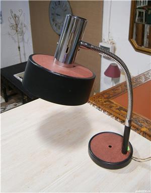 Lampa veche metalica stil Mid Century Italia  (Veioza)