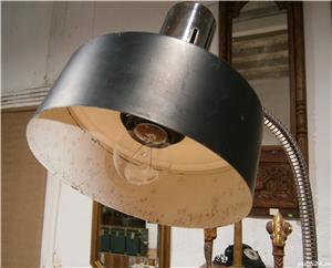 Lampa veche metalica stil Mid Century Italia  (Veioza) - imagine 4