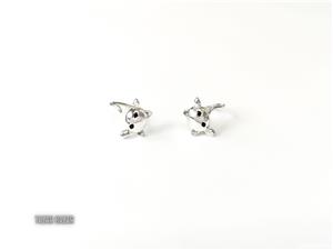 Cercei de argint: Pisici 