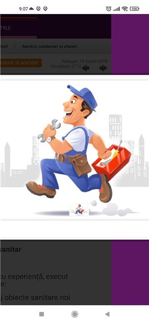 instalator apa sanitare termice NON STOP